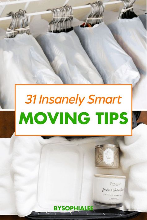 I used these moving hacks when I moved from my last apartment into my first house and it was so so helpful!! Saved me tonsss of time and energy! Moving House Hacks, Moving Tips Packing, Packing Tips Moving, Moving House Packing, My First House, Moving Hacks, Smart Packing, Sophia Lee, First House