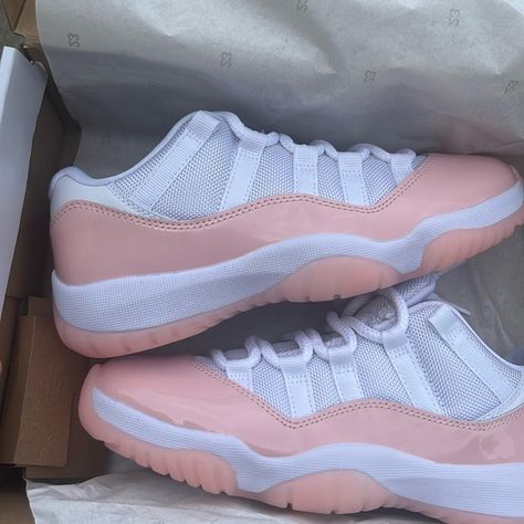 Brand new still in box Jordan 11 Legend Pink. Too small for my daughter. Size 6 Pink Jordan 11, Jordans Aesthetic, Cute Jordans, Pink 11s, Pink Jordans, Shoes For School, Pretty Sneakers, Cute Nike Shoes, Womens Jordans