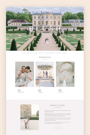 Inspirational Squarespace Websites for Wedding Professionals Wedding Photography Website Design, Minted Wedding Website, Elegant Website Design, Wedding Website Examples, Boards Charcuterie, Event Planning Website, Wedding Planner Website, Wedding Website Template, Wedding Web