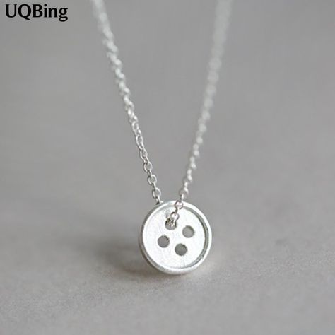 Handmade Gold Jewellery, Wholesale Silver Jewelry, Button Necklace, Silver Plated Jewelry, Jewelry Wholesale, Jewelry Wedding, Drop Shipping, Silver Pendant Necklace, Party Birthday