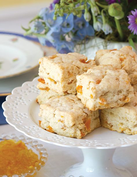 Apricot Scones Recipe, Apricot Scones, Apricot Recipes, Scones Recipe, Baked Treats, Bread Recipes Sweet, Pastry Blender, Summer Afternoon, Scone Recipe