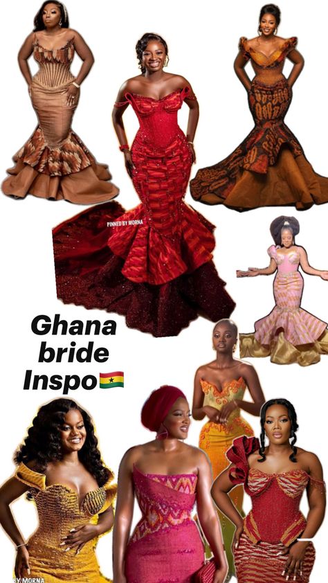 #ghana #naijawedding #wedding #africanweddings #ghanabride Traditional Nigerian Wedding Dress, Ghanaian Wedding Dress, African Themed Wedding, Ghana Bride, Ghanian Wedding, Congolese Wedding, Ghana Traditional Wedding, Ghanaian Wedding, Wedding Dress 2024