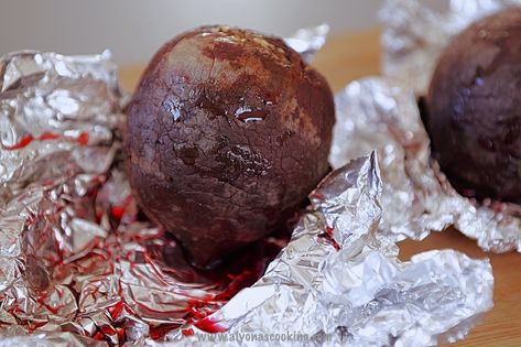 How to Oven Roast Beets (then Store or Freeze) Beet Rolls, Freezing Beets, Cooking Beets In Oven, Roast Beets, Roasting Beets In Oven, How To Cook Brats, Roasted Beet Hummus, Cooking Fresh Green Beans, Cooking Pork Tenderloin