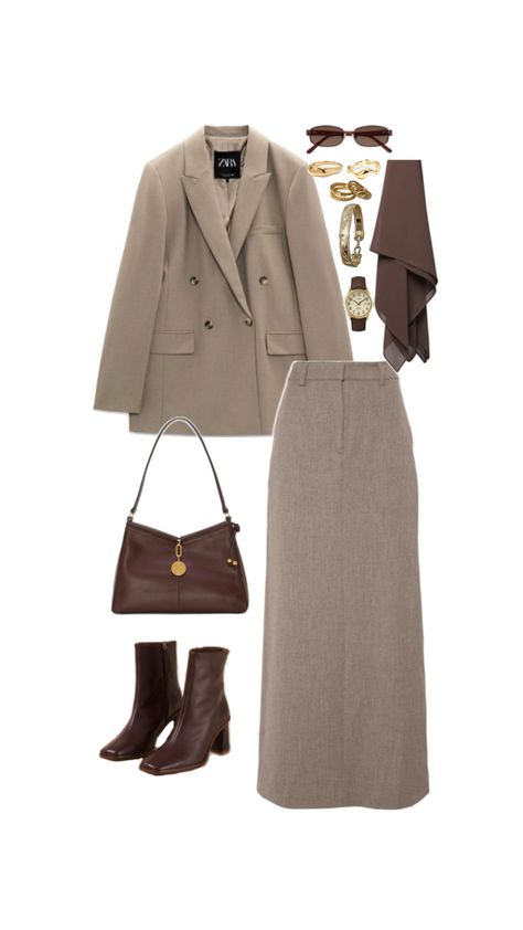 #fall #autumn #outfit #falloutfit #outfitinspo #wardrobe #hijabi #inspiration #colorcombinations #modest #modestfit #modestoutfits #fallmodest Match Art, Modest Winter Outfits, Modest Girly Outfits, Capsule Wardrobe Casual, Stile Hijab, Mode Tips, Best Winter Outfits, Modesty Outfits, Muslim Outfits Casual