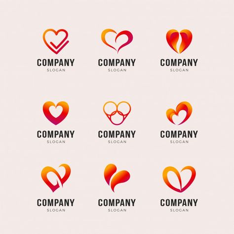 Heart Logo Design Ideas, Association Logo Design, Heart Logo Design, Logo Voyage, Valentine Jewellery, Association Logo, Logo Monogramme, Abstract People, Shape Logo