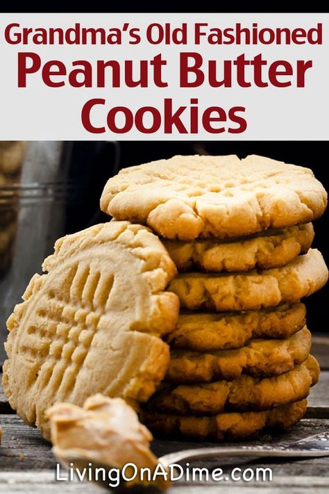 Homemade Cookies Recipe, Old Fashioned Peanut Butter Cookies, Homemade Peanut Butter Cookies, Soft Peanut Butter Cookies, Best Peanut Butter Cookies, Classic Peanut Butter Cookies, Easy Peanut Butter Cookies, Chewy Peanut Butter Cookies, Cookie Recipes Homemade