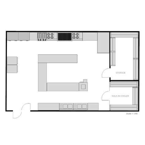 Example Image: Restaurant Kitchen Floor Plan Restaurant Kitchen Design Layout, Restaurant Kitchen Plan, Restaurant Kitchen Floor Plan, Commercial Kitchen Floor Plan, Restaurant Kitchen Layout, Kitchen Plans Layout, Restaurant Floor Plan, Restaurant Kitchen Design, Commercial Kitchen Design