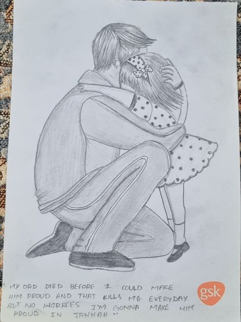 #fathersketch #father #fatherdaughter #fatherdaughterlove #fatherdaughtersketch #daughtersketch #dad #abbu #dadsketch #dadart #artjournal #fatherdrawing Father Love Images, Father Daughter Drawing, Dad Drawing, Father Love, Colored Pencil Art Projects, Father And Daughter Love, Pencil Drawings Of Girls, Easy Mandala Drawing, Pencil Sketch Images