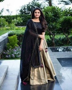 Women Lehenga, Beautiful Lehenga, Choli Dress, Keerthy Suresh, Lehenga Gown, Lehnga Dress, Frock For Women, Long Gown Dress, Long Dress Design