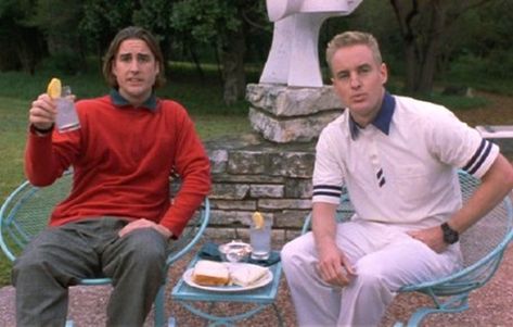 Bottle Rocket Movie, Wilson Brothers, Nerd Boyfriend, Bottle Rocket, Movie Outfits, Wes Anderson Films, Movie Nerd, The Royal Tenenbaums, Owen Wilson