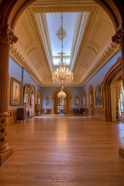 Interior shot of Hay House, Macon GA Ballroom In House, Ballroom Interior Design, Antebellum Homes Interior, House Ballroom, Southern Plantations, Hay House, Macon Georgia, Antebellum Homes, Palace Interior