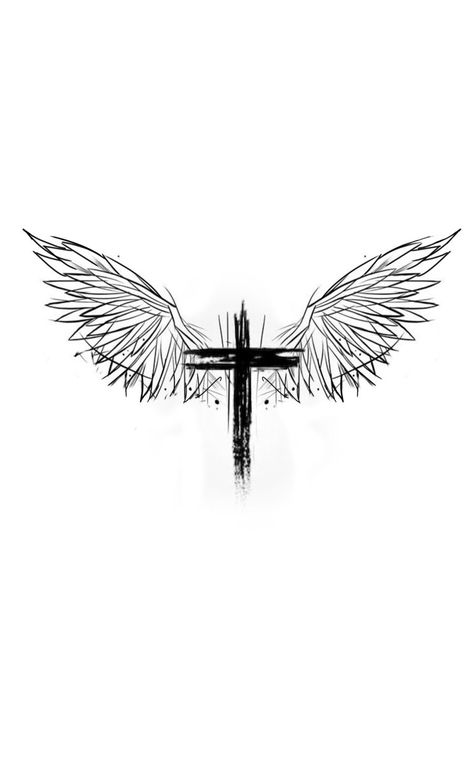 Mens Simple Back Tattoo, Letter Z Tattoo Design, Cross With Wings Tattoo For Men, Men’s Cross Tattoos, Tattoos For Guys Christian, Simple Tattoos Men With Meaning, Tattoos For Guys With Meaning, Biblical Tattoos For Men, Christian Tattoos Men