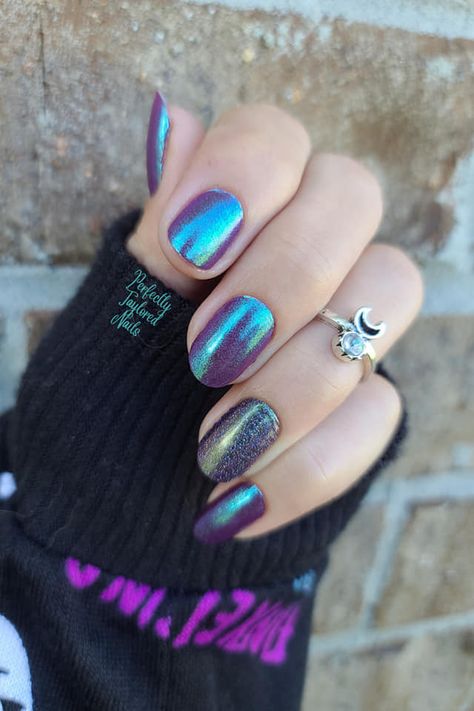 Not my picture Shape Shifter, Magic Potion, Accent Nail, Accent Nails, Color Street Nails, Fancy Nails, Purple Nails, Aberdeen, Nail Wraps