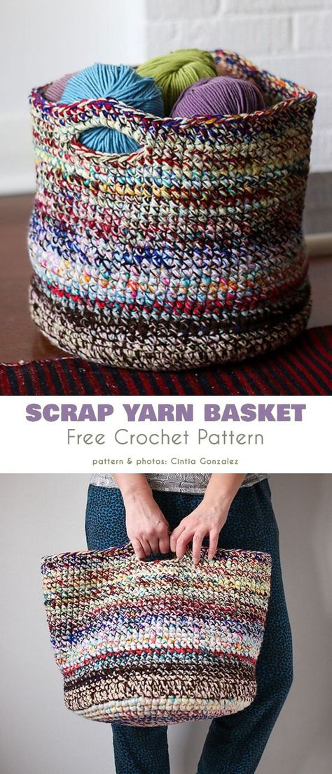 Free Crochet Patterns for Eye-Catching Baskets

Discover a world of creative possibilities with our hand-picked collection of free crochet patterns, specializing in unique and stylish baskets.  These patterns are perfect for utilizing scrap yarn and adding a touch of handmade charm to your home. Learn how to transform leftover yarn into beautiful, functional pieces with step-by-step instructions and clear diagrams. From classic designs to modern twists, our free basket patterns offer inspiration for every crocheter. Fabric Crochet Basket, Crochet Scrap Yarn Basket Pattern Free, Yarn Storage Ideas Organizing, Crocheted Baskets Free Patterns, Crochet Baskets Free Pattern, Free Basket Patterns, Crochet Baskets Free Patterns Storage, Crochet Basket Pattern Free Easy, Yarn Organization Ideas