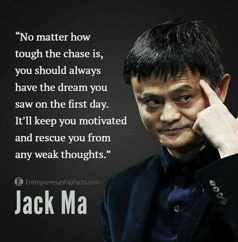 Entrepreneurship Quotes Motivation, Jack Ma, Entrepreneurship Quotes, Business Inspiration Quotes, Business Motivational Quotes, Rocky Balboa, Millionaire Lifestyle, Motivational Quotes For Success, Tony Robbins