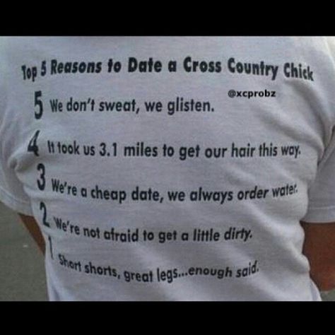 Cross country girls= awesome Cross Country Memes, Cross Country Quotes, Cross Country Shirts, Xc Running, Cross County, Track Quotes, Cross Country Running, Running Humor, Running Quotes