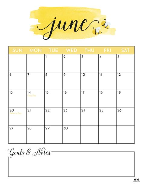 Printable June 2021 Calendar-Style 5 Month Of June Calendar, Calender 2022, June Planner, Calendar With Week Numbers, June Calendar Printable, June Calendar, Calendar Cute, Cleaning Checklist Template, Reading Log Printable