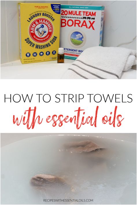 Diy Laundry Stripping, Strip Towels In Bathtub, Diy Towel Stripping, Towel Soak Recipe, Diy Towel Stripping Recipe, Borax Towel Soak, Stripping Towels In Tub, Towel Strip Clean, Stripping Towels In Tub Recipe