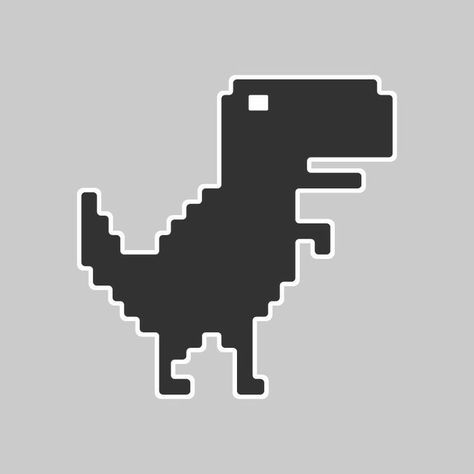 Google's Dino Sticker illustration Dino Google, Sticker Illustration, Coding For Kids, Coding, For Kids, Collage, Quick Saves, Pins