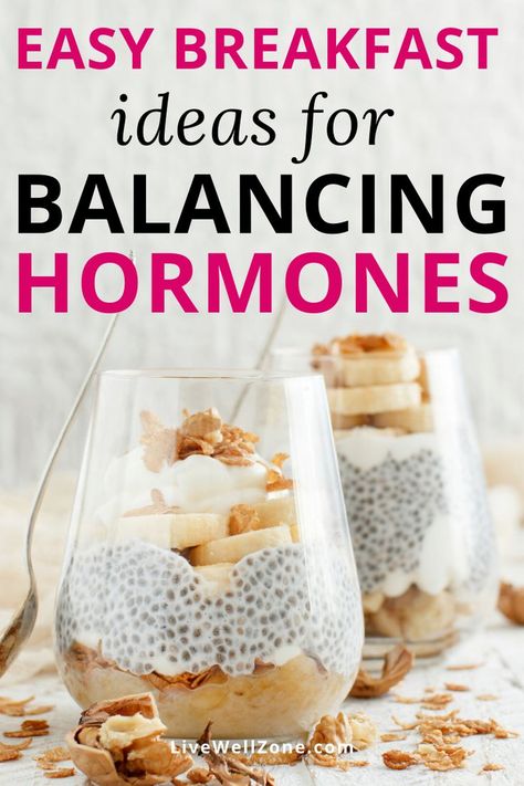 Hormone Balancing Recipes, Stomach Fat Burning Foods, Hormone Diet, Hormone Balancing Diet, Foods To Balance Hormones, Balancing Hormones, Easy Breakfast Ideas, Baking Soda Beauty Uses, Balanced Breakfast