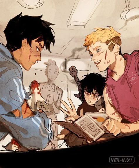 Percy And Nico, Percy Jackson Comics, Zio Rick, Hazel Levesque, Jason Grace, Percy Jackson Fan Art, Percy Jackson Characters, Percy Jackson Memes, Leo Valdez