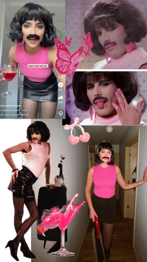 I Want To Break Free, Drag Queen Costumes, Fantasy Party, Clever Halloween, Pretty Halloween Costumes, Cute Couple Halloween Costumes, Freddy Mercury, Conceptual Fashion, Halloween Costume Outfits