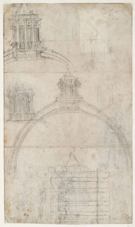 For the first time, a cache of 25 rare Michelangelo drawings, nearly all of them double-sided, from the collection of Queen Christina of Sweden, is headed to the US. Michelangelo Anatomy, Michelangelo Architecture, Michelangelo Drawings, Queen Christina Of Sweden, Sistine Chapel Ceiling, Los Angeles Museum, Getty Museum, Sistine Chapel, Figure Sketching