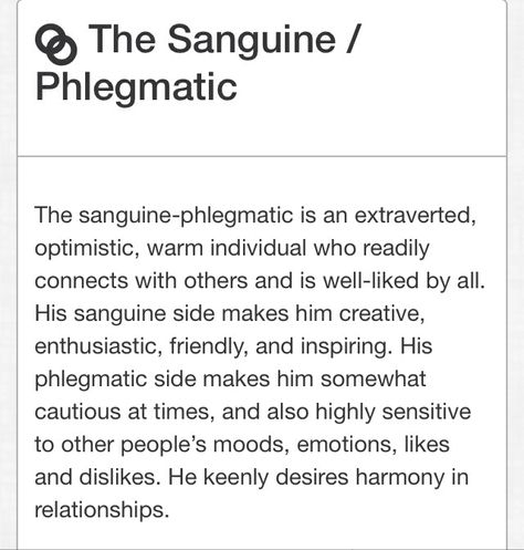 Sanguine - Phlegmatic Sanguine Temperament, Phlegmatic Aesthetic, Sanguine Personality, Phlegmatic Personality, Temperament Types, Enfp And Infj, Enfp Personality, Enneagram 9, Happy Minds