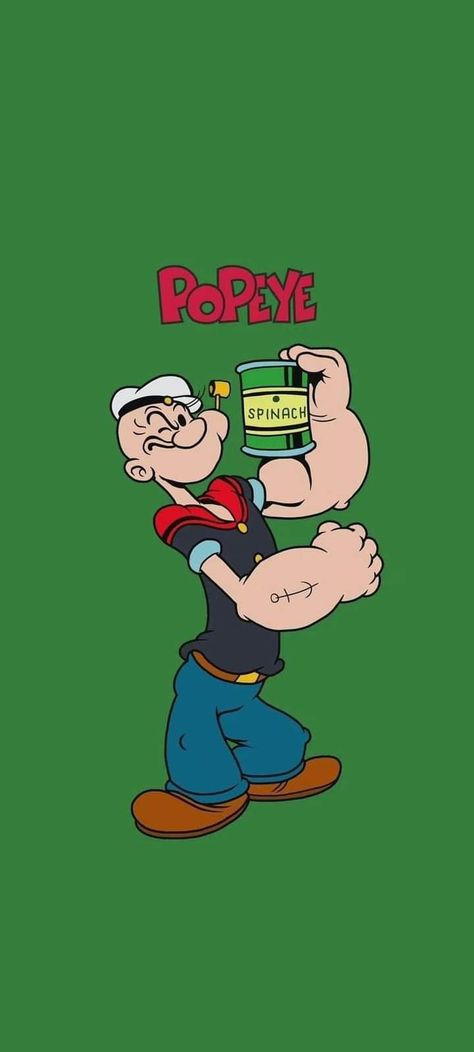 Popayee Cartoon Wallpaper, Popayee Cartoon, Popeye Cartoon Characters, Popeye Tattoo, Camoflauge Wallpaper, Vintage Disney Posters, Popeye Cartoon, Batman Comic Wallpaper, Popeye And Olive