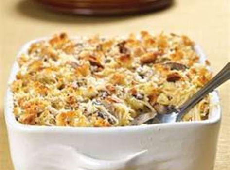 Fresh Vegetable Tetrazzini Casserole Recipes Ritz Crackers, Chicken Casserole Recipes Ritz Crackers, Stuffed Mushroom Casserole, Spaghetti Parmesan, Chicken Mushroom Casserole, Baby Cook, Chicken Casserole Recipes, Mushroom Side Dishes, Mushroom Tart