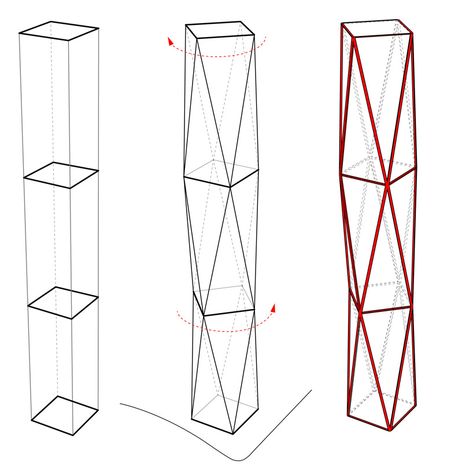 Towers Architecture, Tower Ideas Architecture, Tower Diagram, Tower Architecture Concept, Tower Structure Architecture, Viewing Tower Design, Tower Models, Tower Design, Parametric Architecture