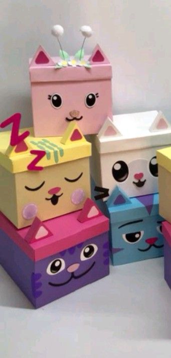 Gabbys Dollhouse Box Cat, Gabby Dollhouse Box Diy, Gabby Cat Bedroom, Gabby Cat Craft Ideas, Gabby Dollhouse Room Idea, Gabbys Dollhouse Bedroom Decor, Gabbys Dollhouse Inspired Bedroom, Gabby Cat Birthday Party Cake, Gabbys Dollhouse Birthday Theme