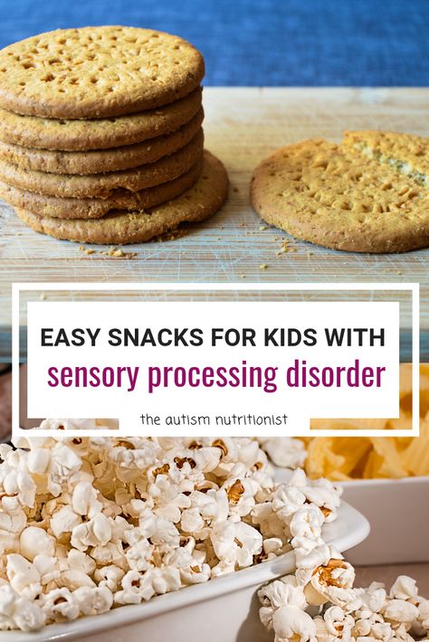 Try these tips and snack ideas for kids who prefer certain texture or appearance of the food they eat.  #autismnutritionist #autismmom #sensoryfood #autismsnacks Sensory Food Ideas, Sensory Snacks, Crunchy Food, Feeding Picky Eaters, Snack Ideas For Kids, Easy Snacks For Kids, Quick Healthy Snacks, Sensory Board, Snacks For Kids