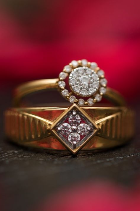 Indian Engagement Rings #weddingnet #wedding #india #kolkatawedding #indian #indianwedding #weddingphotographer #candidphotographer #weddingdresses #mehendi #ceremony #realwedding #lehenga #lehengacholi #choli #lehengawedding #lehengasaree #saree #bridalsaree #weddingsaree #rings #enagegmentrings #weddingjewellery  FOLLOW OUR INSTAGRAM @WEDDINGNET Ring Ceremony Ring Design, Groom Ring Wedding Gold, Men Engagement Ring Gold Indian, Engagement Rings Photoshoot, Gold Rings For Men Indian Wedding, Engagement Gold Rings Indian, Couple Wedding Rings Gold Indian, Engagement Rings For Men Gold Indian, Engagement Rings Couple Gold Indian