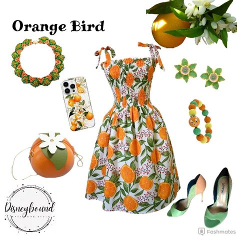 Fashmates Outfit Inspiration: Orange Bird by Magic Dog Style Orange Bird Disneybound, Disney Bound Outfits Casual, Orange Bird, Disney Memories, Dapper Day, Disney Bound Outfits, Disney Inspired Outfits, Disney Inspired, Disney Parks