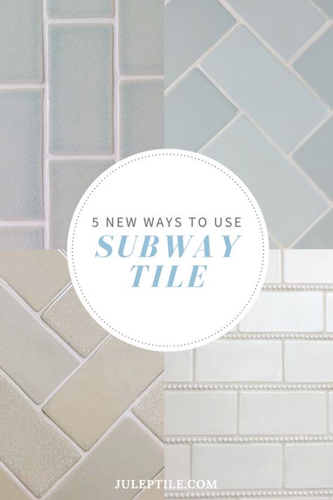 Looking for fresh ways to use subway tile? We've got you covered. Visit the blog to find out more! | juleptile.com #subwaytile #kitchenideas #bathroomideas #tiles Julep Tile, Timeless Kitchens, Tile Bathrooms, Subway Tiles Bathroom, Diy Kitchen Backsplash, Kitchen Design Diy, Classic Tile, Steam Shower, Timeless Kitchen