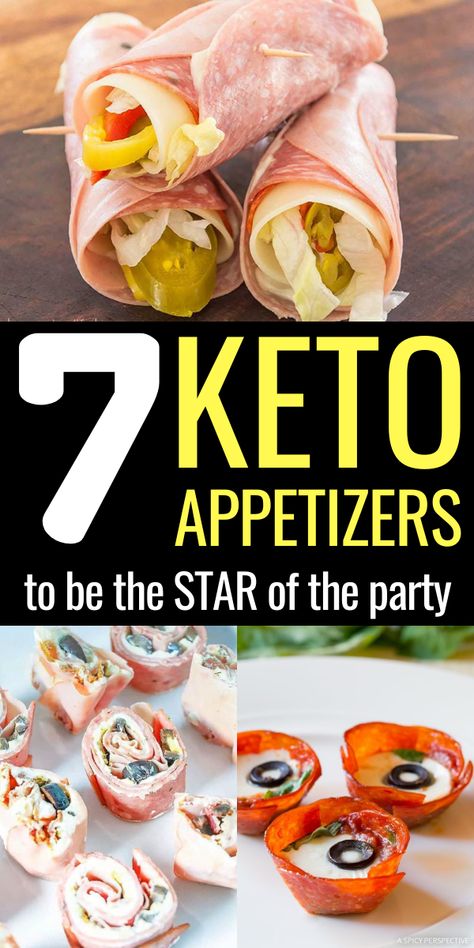 Easy Keto Appetizers, Fingerfood Baby, Keto Appetizers, Bacon Appetizers, Appetizers For A Crowd, Appetizer Ideas, Low Carb Appetizers, Cold Appetizers, Boat Food