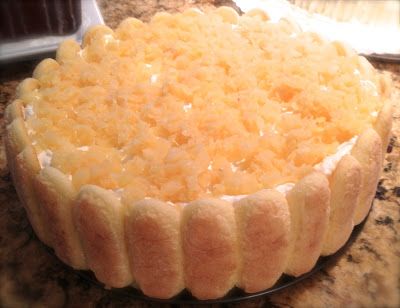 all about amanda's food: lady finger pineapple pie Lady Fingers Dessert, Pineapple Cheesecake, Pineapple Pie, Dessert Healthy, Pineapple Desserts, Torte Recipe, Delicious Deserts, Tiramisu Cake, Lady Fingers