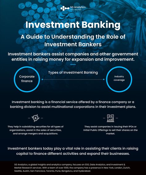 Different roles of Investment Bankers - Infographic Financial Literacy Lessons, Investment Banker, Good Leadership Skills, Private Banking, Easy Loans, Banking Industry, Loan Company, Banks Building, Literacy Lessons