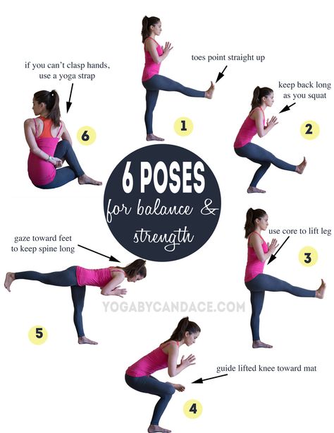 Pin it! 6 Yoga Poses for Balance and Strength Wearing: Leggings, splendid top (similar-on sale), athleta bra (similar). Yoga Poses For Balance, Yoga Balance Poses, Yoga Nature, Balance Yoga, Different Types Of Yoga, Yoga For Balance, Yoga Beginners, Fitness Video, Yoga Posen