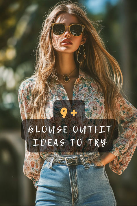 Want to update your blouse game? These 9 trendy outfit ideas will help you pair your favorite blouses with bold patterns, sleek pants, and fun accessories for a modern and fashionable look. Click now to see all the stylish combinations! 👚✨ #BlouseFashion #TrendyLooks #OutfitInspo #WardrobeIdeas #ChicStyle #FashionGoals #StyleInspo Loose Blouse Outfit, Blouse Outfit Ideas, Sleek Pants, Blouse Outfit Casual, Trendy Outfit Ideas, Patterned Blouse, Classic Blouses, Army Knife, Dressy Blouse