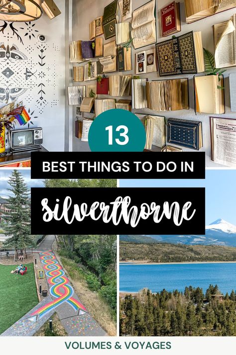 What are the best things to do in Silverthorne? Well, you're in luck - I've rounded them up! Silverthorne, Colorado, is an outdoor paradise that offers endless possibilities. Whether you're looking for an adrenaline-pumping adventure or a peaceful getaway, Silverthorne has something sure to please everyone. Silverthorne Colorado Things To Do, Thornton Colorado, Brighton Colorado, Silverthorne Colorado, Silverton Colorado, Colorado Summer, Colorado Winter, Outdoor Paradise, Colorado Vacation