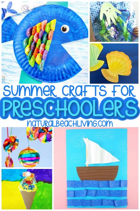 34+ Summer Preschool Crafts - Summer Art and Craft Activities - Natural Beach Living