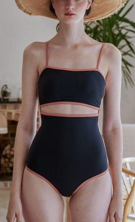 Black Swimsuit Outfit, Black Tankini, Diy Vetement, Swimsuits Outfits, Best Swimsuits, Cute Bathing Suits, Cute Swimsuits, Tankini Swimsuits, Mode Inspo