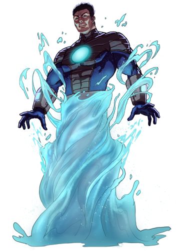 Nome:Waterman Poder:Hidrocinese Hydro Man Marvel, Water Superhero, Superhero Art Projects, Solgaleo Pokemon, Avengers Alliance, Man Spider, Black Comics, Super Hero Outfits, Marvel Villains