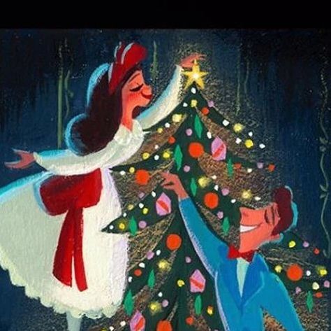 Lorelay Bove, Traditional Illustration, Oh Christmas Tree, Walt Disney Animation, Jolly Holiday, Singing In The Rain, Holiday Prints, Christmas Illustration, Print Artist