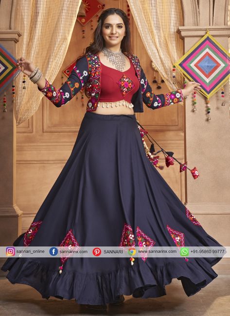 Imposing Viscose Thread Readymade Lehenga Choli Garba Ghagra, Gujarati Garba, Navaratri Chaniya Choli, Dandiya Dress, Navratri Lehenga, Chaniya Choli Designs, Garba Dress, Ghaghra Choli, Navratri Dress