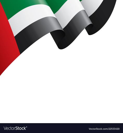 United Arab Emirates Flag, Emirates Flag, Uae Flag, Wavy Flag, Uae National Day, Lovely Perfume, Math Measurement, Flag Vector, Flag Background