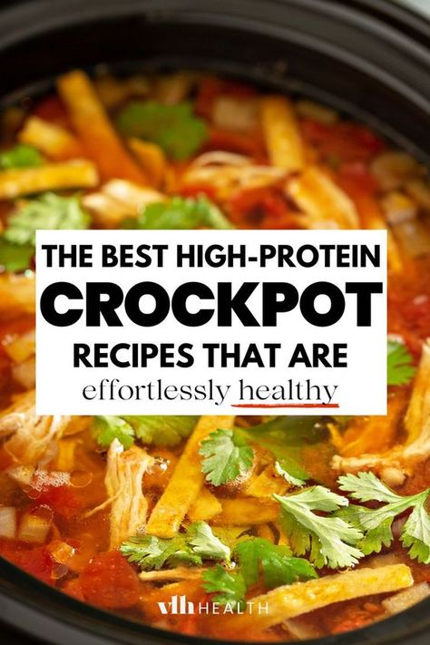 You don't need to stress about what's for dinner with these easy crockpot meals. Packed with protein, they are great for hitting your nutrition and macro goals without spending hours in the kitchen. Try these slow cooker meals and let us know what you think! Whats your favorite crockpot meal? Crockpot Macros Meals, Easy Healthy Crockpot Meals Clean Eating, Protein Packed Crockpot Meals, Crockpot Lunch Meal Prep, Crockpot Macro Meals, Macro Friendly Dinners For Family, Meal Prep Slow Cooker Recipes, High Protein Low Carb Crockpot Meals, Crockpot Lunches For Work