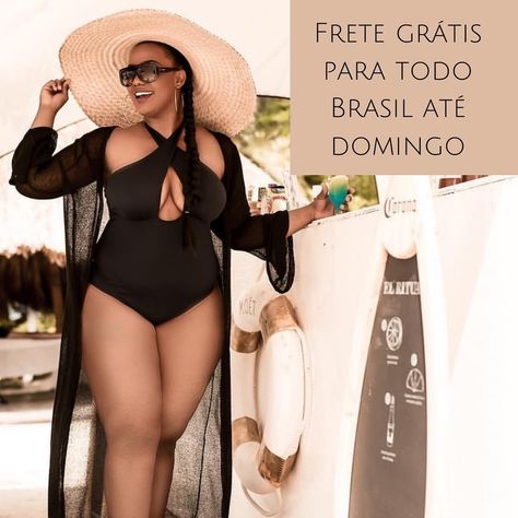 Maria Flor Curves • Plus Size no Instagram: “FRETE GRÁTIS EM TODOS OS PRODUTOS ✨⠀ ⠀ Para todas as regiões do Brasil ✨⠀ ⠀ Basta acessar o site, escolher seu pedido e pronto, o frete…” Hot Summer Outfits, Curvy Swimwear, Plus Size Swim, Plus Size Swimsuits, Plus Size Fashion For Women, Plus Size Skirts, Moda Plus, Plus Size Swimwear, Summer Outfits Women